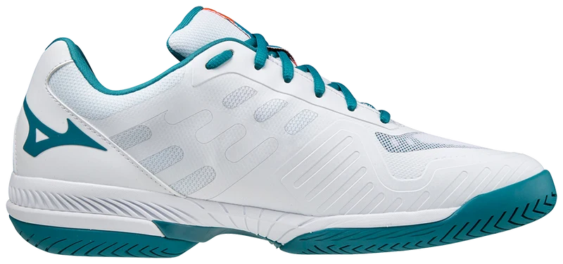 Mizuno Wave Exceed SL 2 (AC) Padel Shoes (White/Harborblue/Firecracker)
