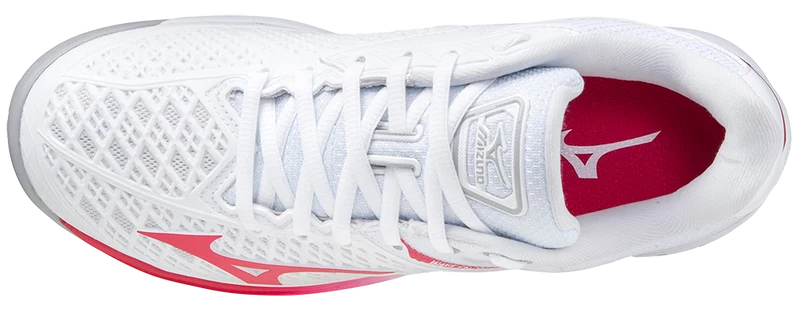 Mizuno Exceed Tour 4 AC Women Padel Shoes (White/Red)