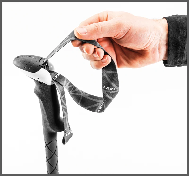 Leki MIC VARIO CARBON LADY ANTISHOCK Wanderstöcke weiß-anthrazit-silber