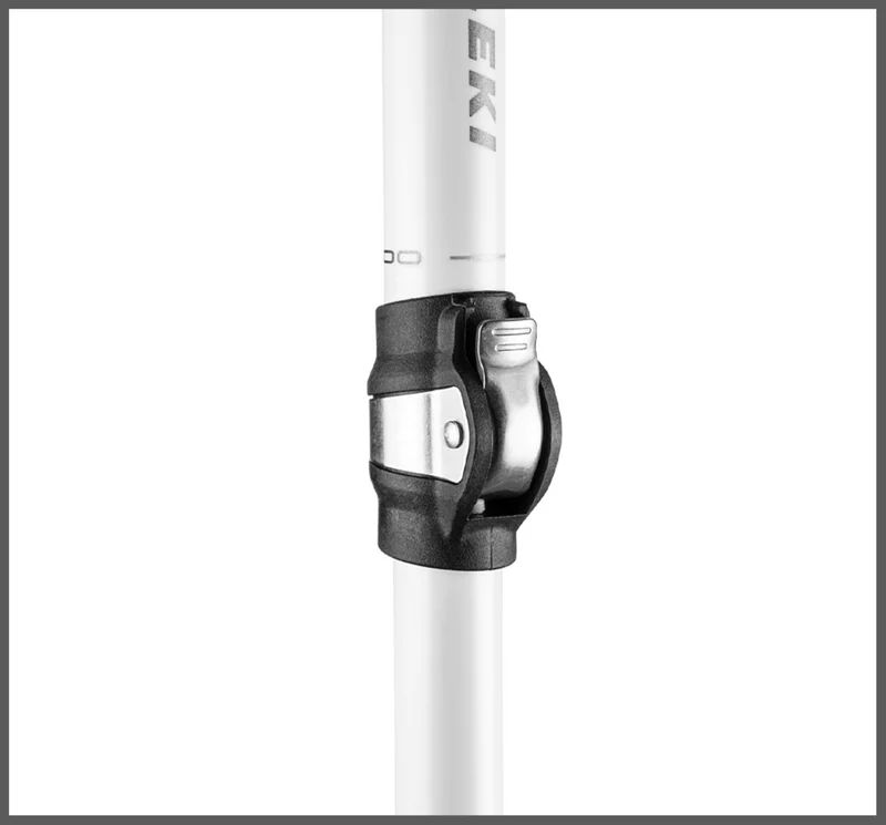 Leki MIC VARIO CARBON LADY ANTISHOCK Wanderstöcke weiß-anthrazit-silber