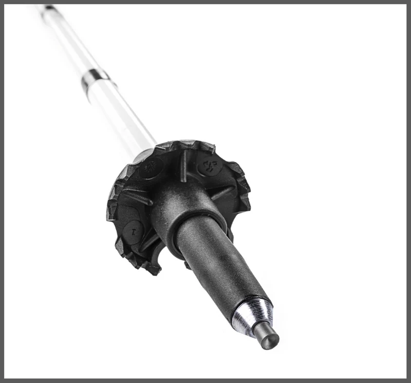 Leki MIC VARIO CARBON LADY ANTISHOCK Wanderstöcke weiß-anthrazit-silber