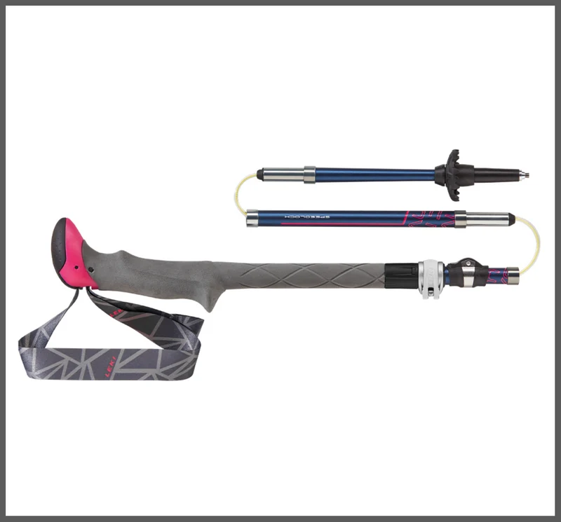 Leki MIC VARIO CARBON LADY Wanderstöcke blue-weiß-berry