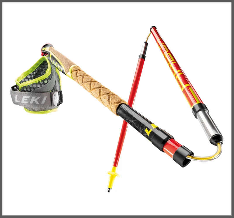 Leki MIC TRAIL PRO Wanderstöcke rot-schwarz-gelb