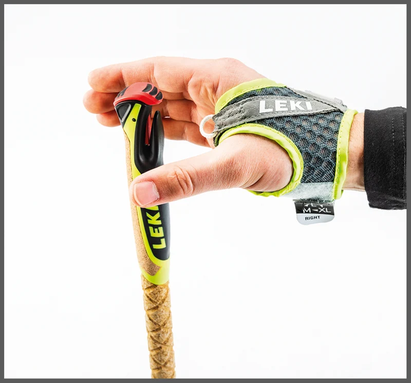 Leki MIC TRAIL PRO Wanderstöcke rot-schwarz-gelb