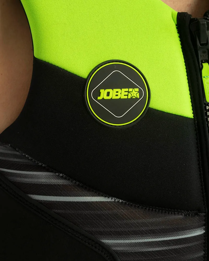 Jobe SEGMENTED JET BACKSUPPORT Schwimmweste black lime Herren