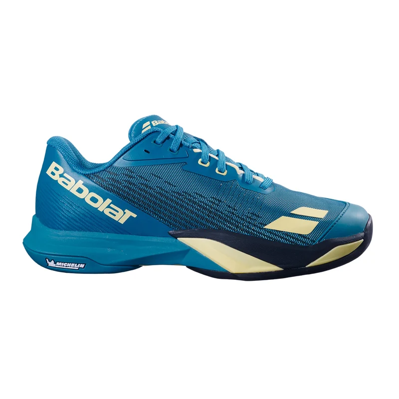 Jet Mach 4 Allcourtschuh Herren - blau, limette