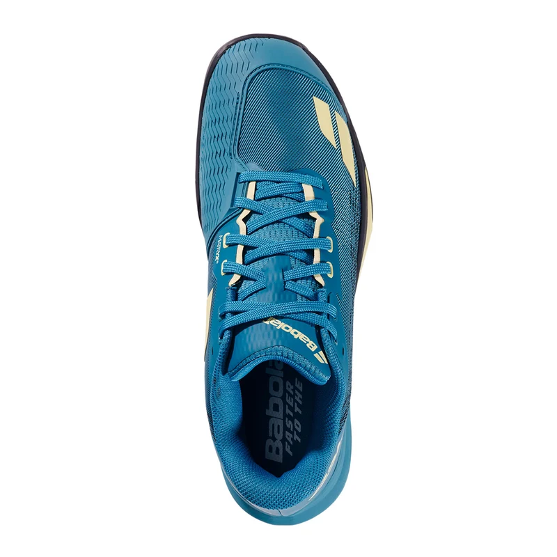 Jet Mach 4 Allcourtschuh Herren - blau, limette