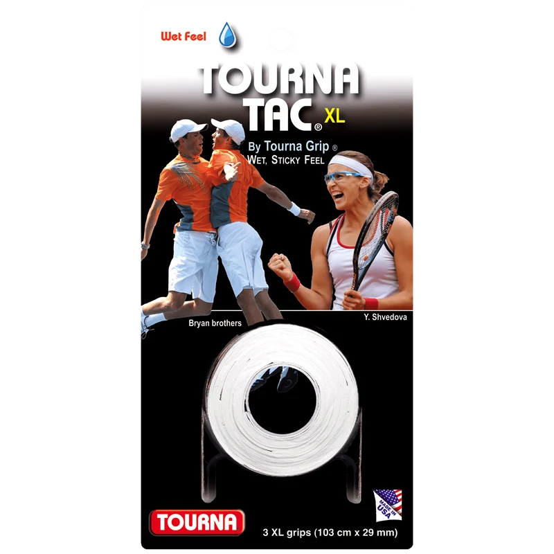 Tourna Tac XL White 3-Pack Overgrip