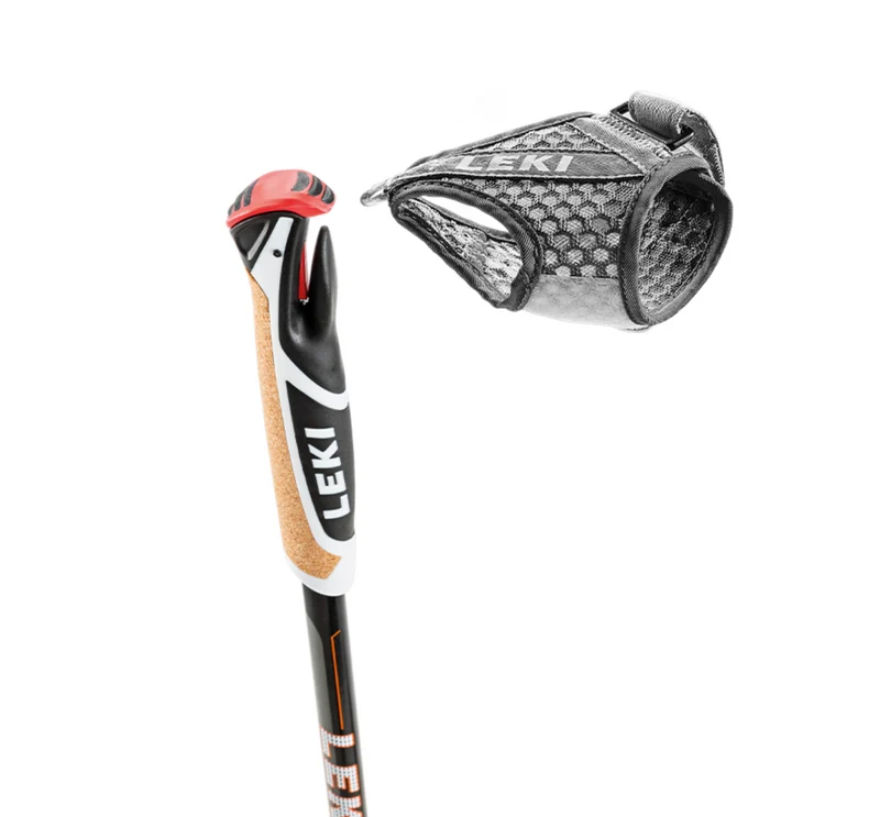 Leki INSTRUCTOR LITE Nordic Walking black-white-orange (100-125 cm) Unisex
