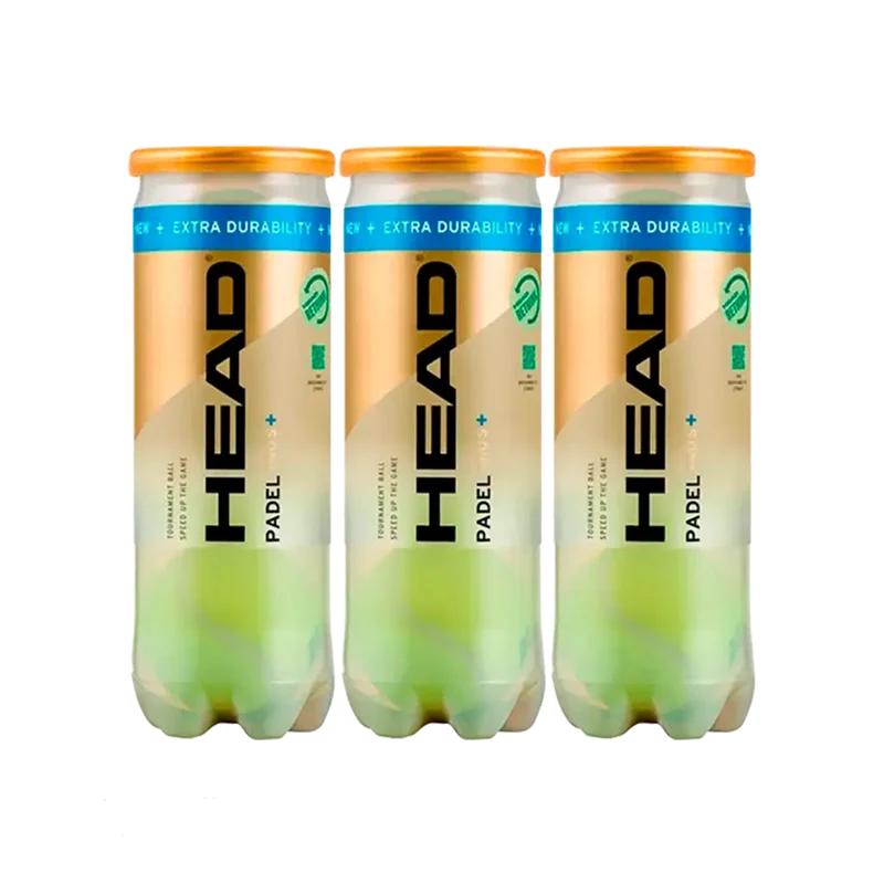 Pelotas Head Padel Pro S + PadelPROShop (pack x3)