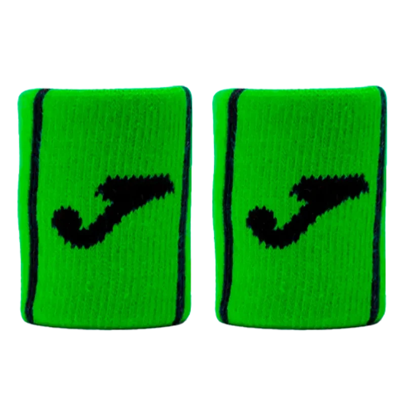 Muñequeras Joma Game Cortas Verde Pack x2