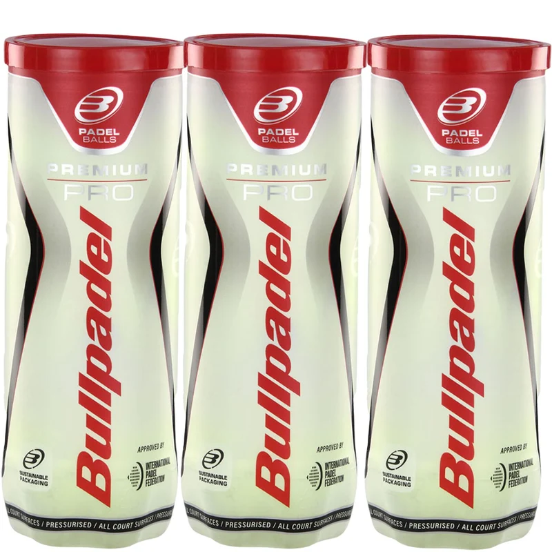 Bullpadel Premium Pro Ballen (3 Cans)