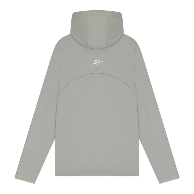 Malelions Sport Running Jacket Light Grey