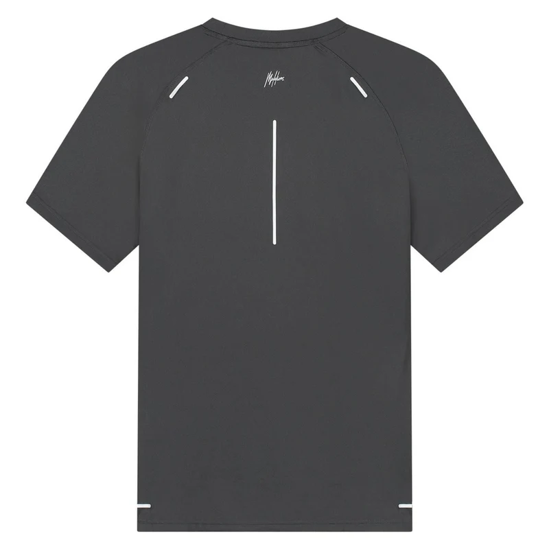 Malelions Sport Pique T-shirt Charcoal