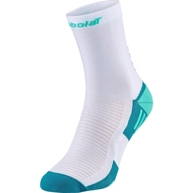 Babolat Padel Mid-Calf Socks White/Electric Green