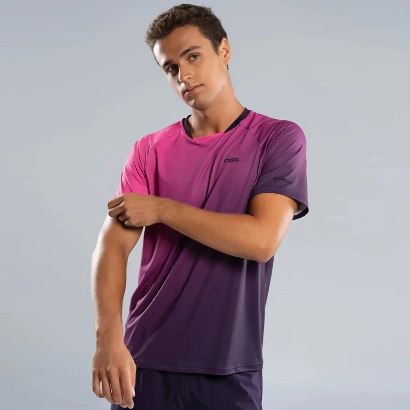 Pro T-Shirt Herren-pink, schwarz