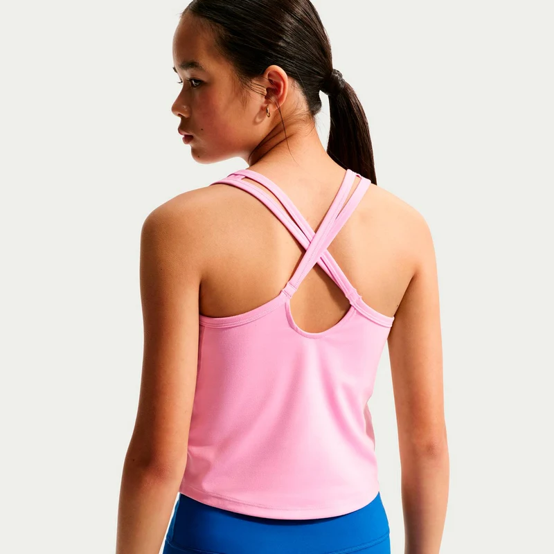 Dri-FIT One Tank-Top Kinder - rosa, weiß