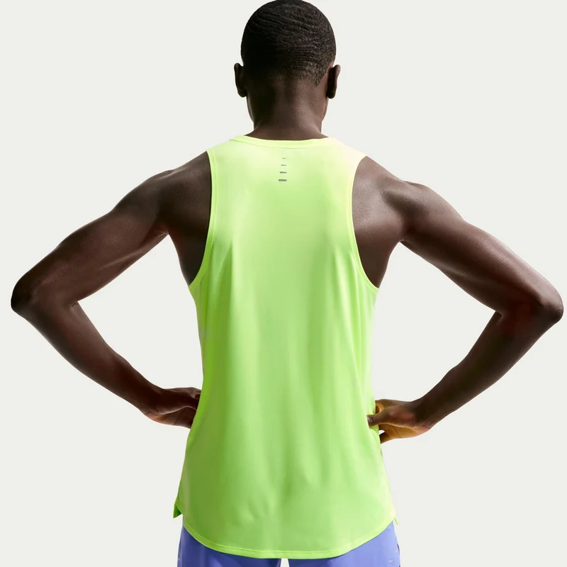 Stride Laufshirt Herren - neongelb, silber