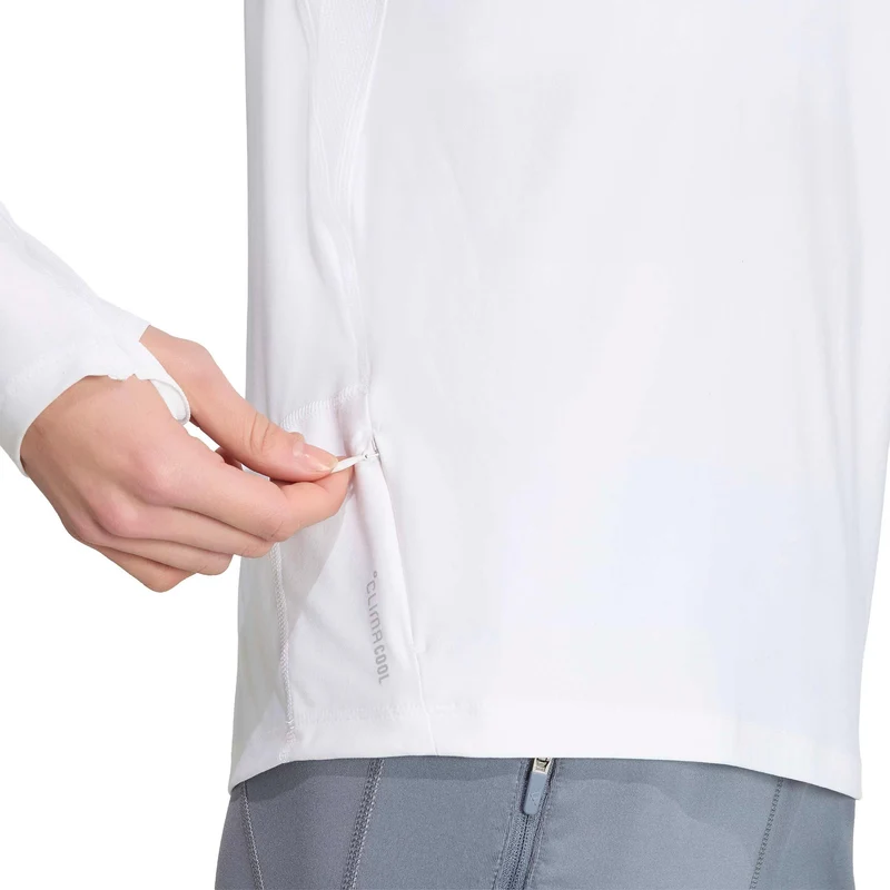 adi365 Laufshirt Damen - weiß, silber