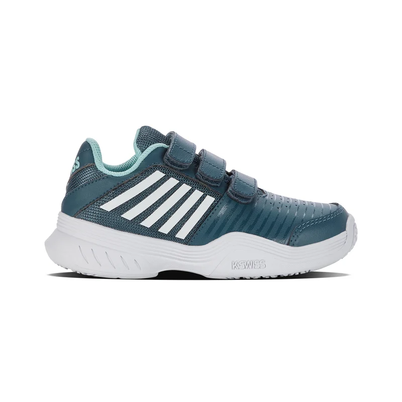 Court Express Strap Omni Allcourtschuh Kinder-petrol,weiß