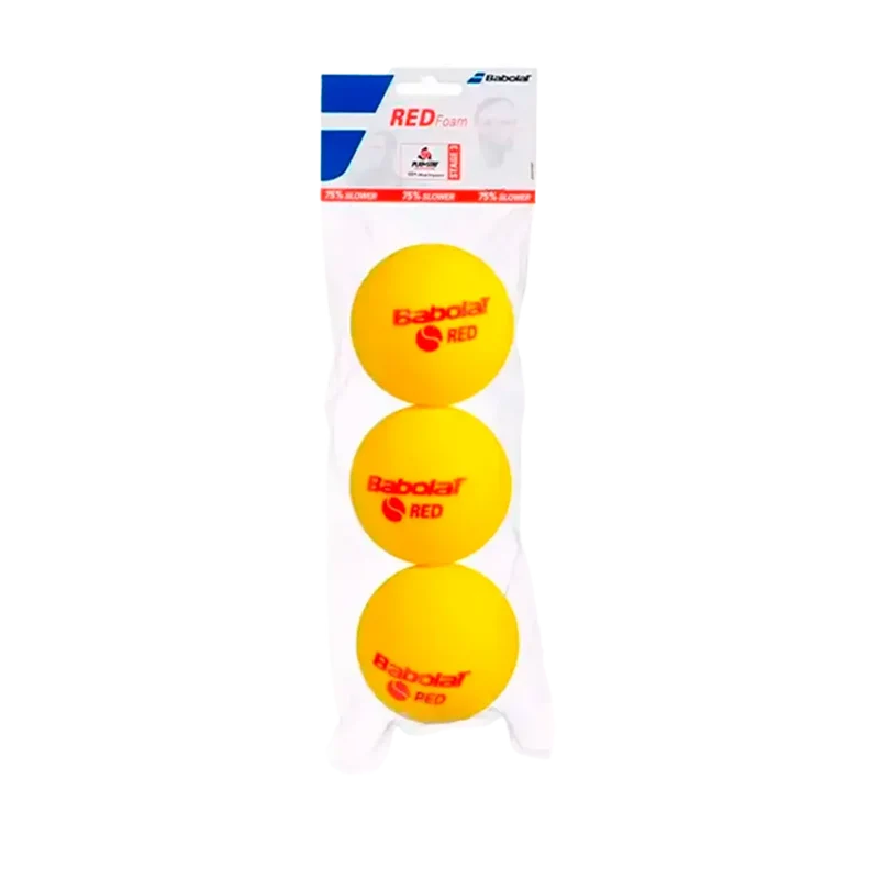 Pelota Babolat Soft Foam Red Tenis (Pack X3)