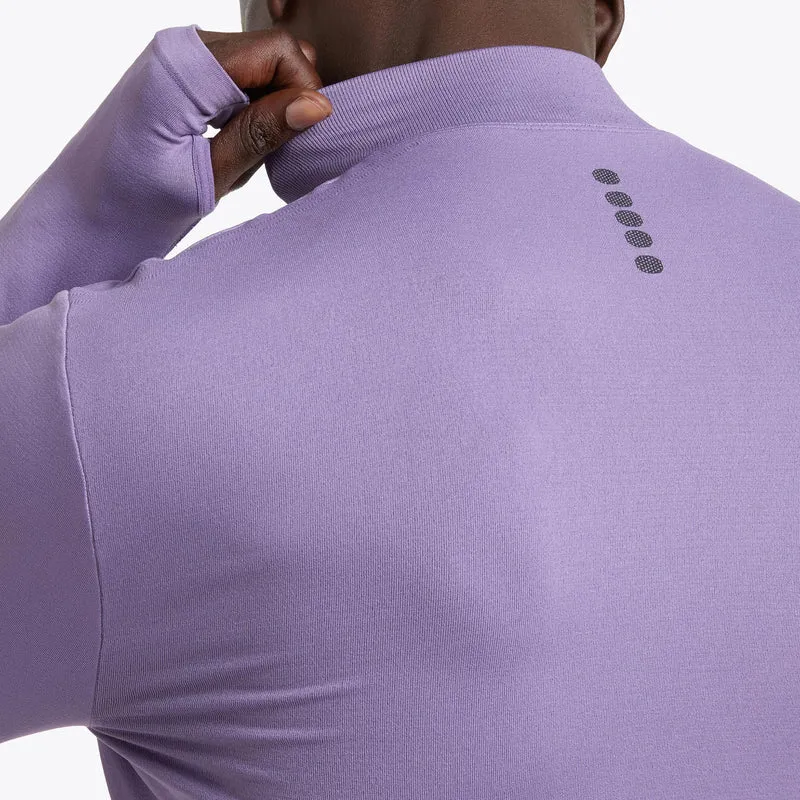 1/2 Zip Stratouno Longsleeve Herren - violett