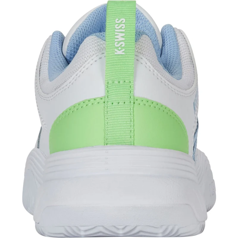 K-Swiss Court Express 2 Clay White/Blue/Green Dames