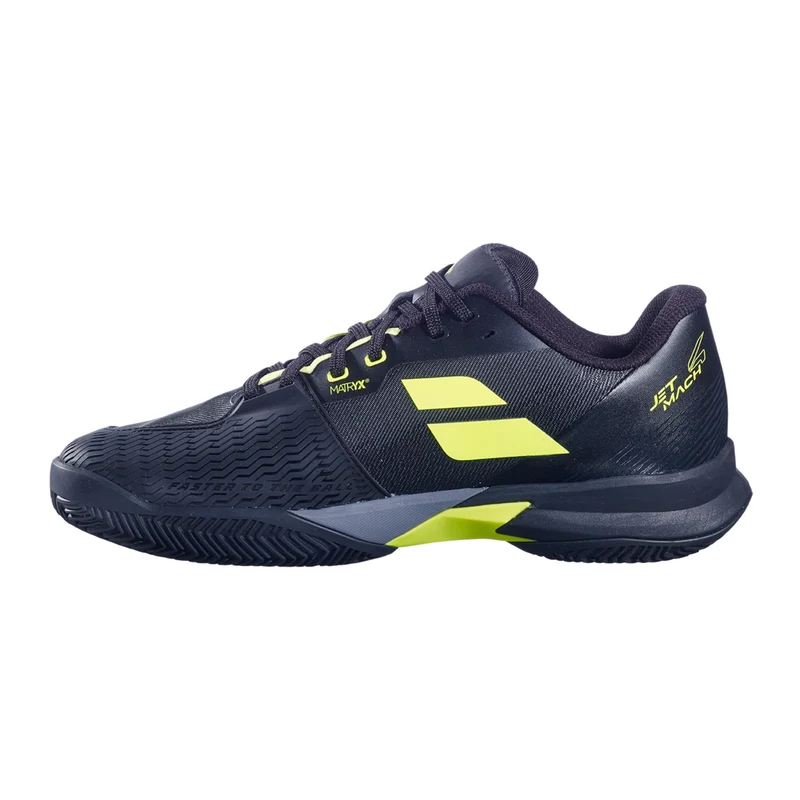 Jet Mach 4 Sandplatzschuh Herren - schwarz, neongelb