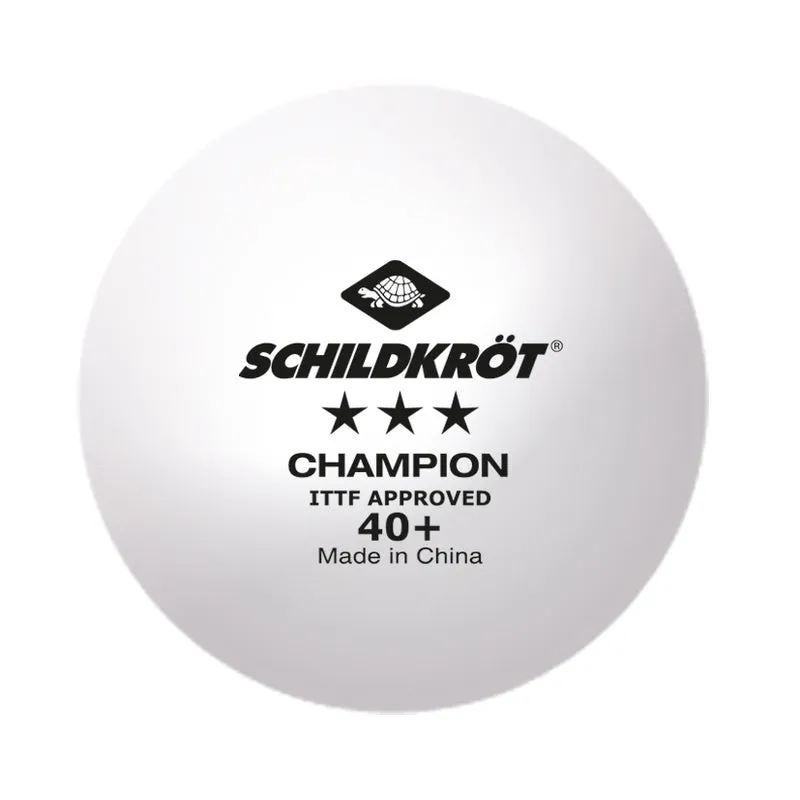 SCHILDKRÖT Tischtennisball 3-Stern ITTF Premium 40 mm