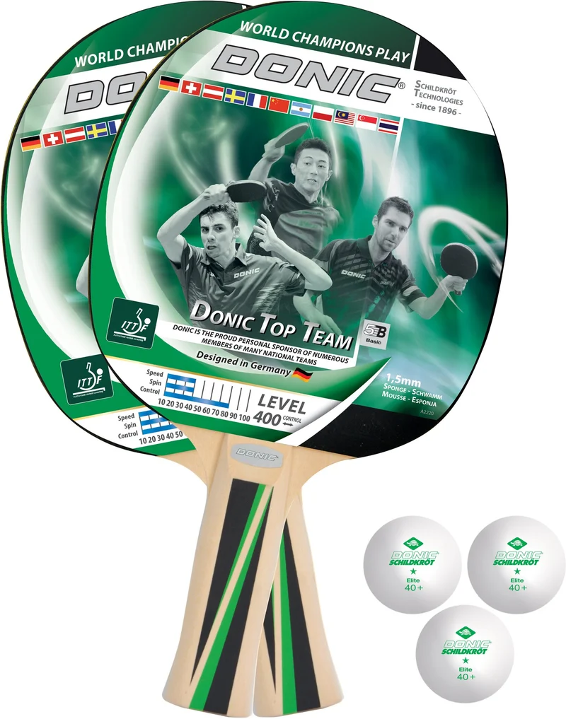 DONIC Tischtennis-Set Top Team 400 für 2 Spieler