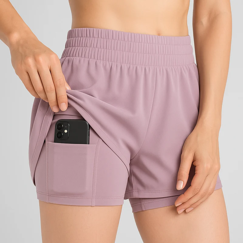 ENERGETICS Damen Shorts Bamas IX W 2-in-1 Training