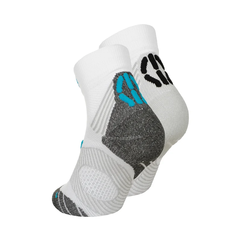 Super Fast Laufsocken 2er Pack Damen-Weiß,Türkis