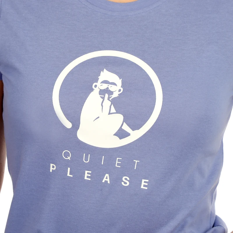 Glow Training T-Shirt Damen - blau