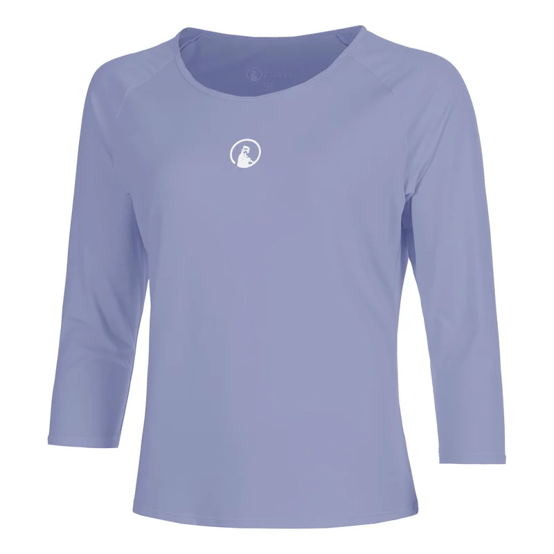 Glow Mixed Longsleeve Damen - blau