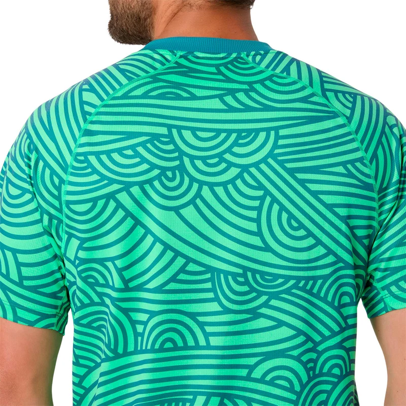 Court T-Shirt Herren - dunkelgrün, hellgrün
