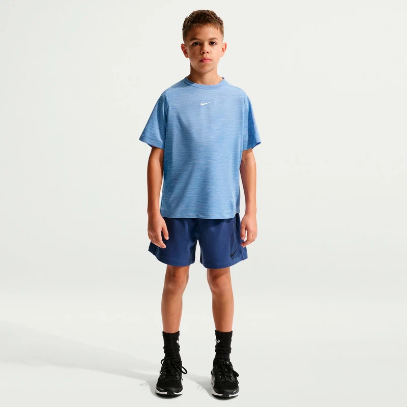 Dri-FIT Multi Heather T-Shirt Kinder - blau, hellblau