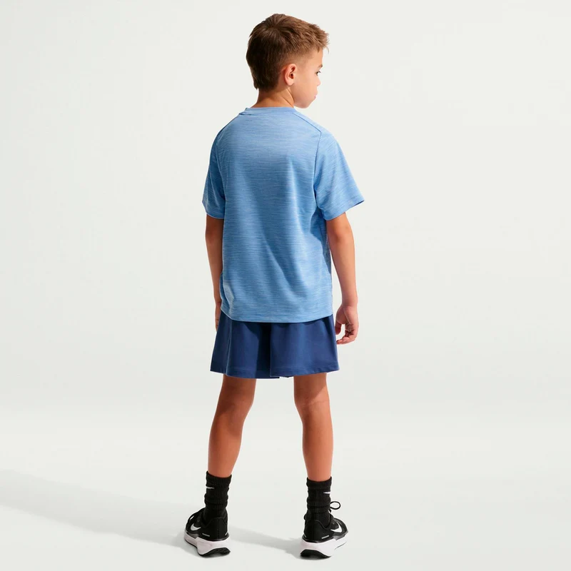 Dri-FIT Multi Heather T-Shirt Kinder - blau, hellblau