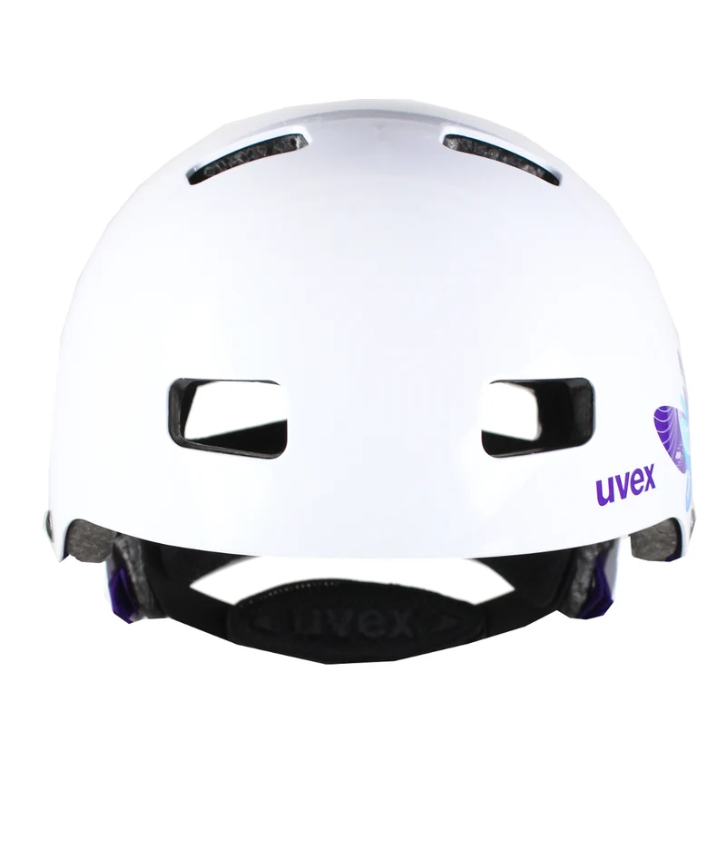 Kid 3 butterfly blue Kinder Fahrradhelm