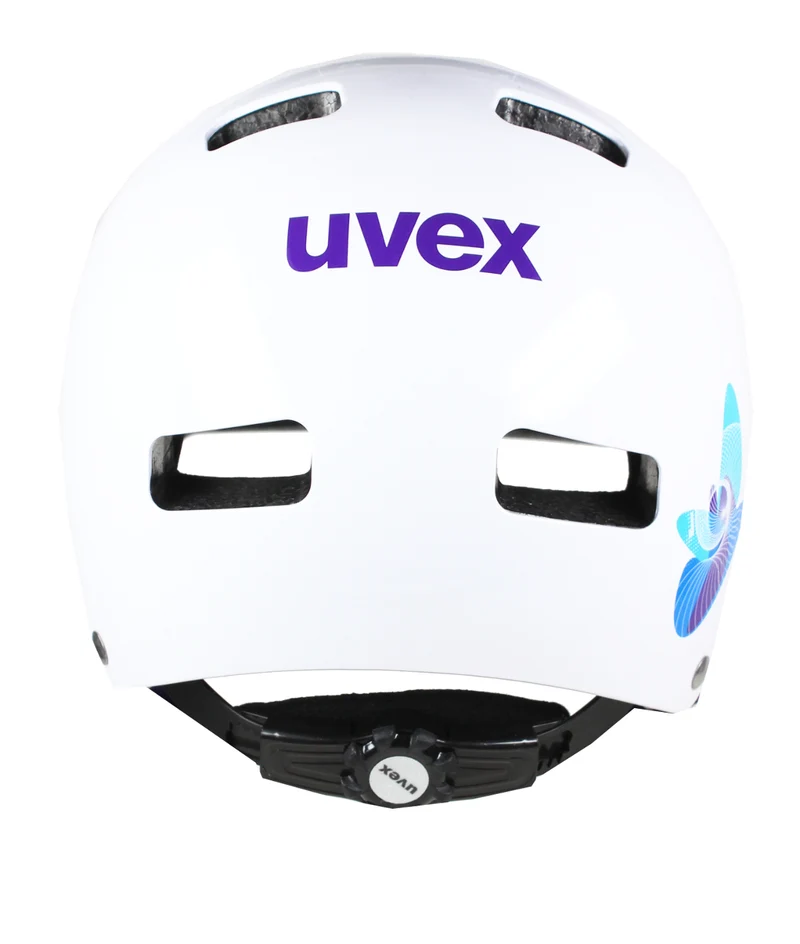 Kid 3 butterfly blue Kinder Fahrradhelm