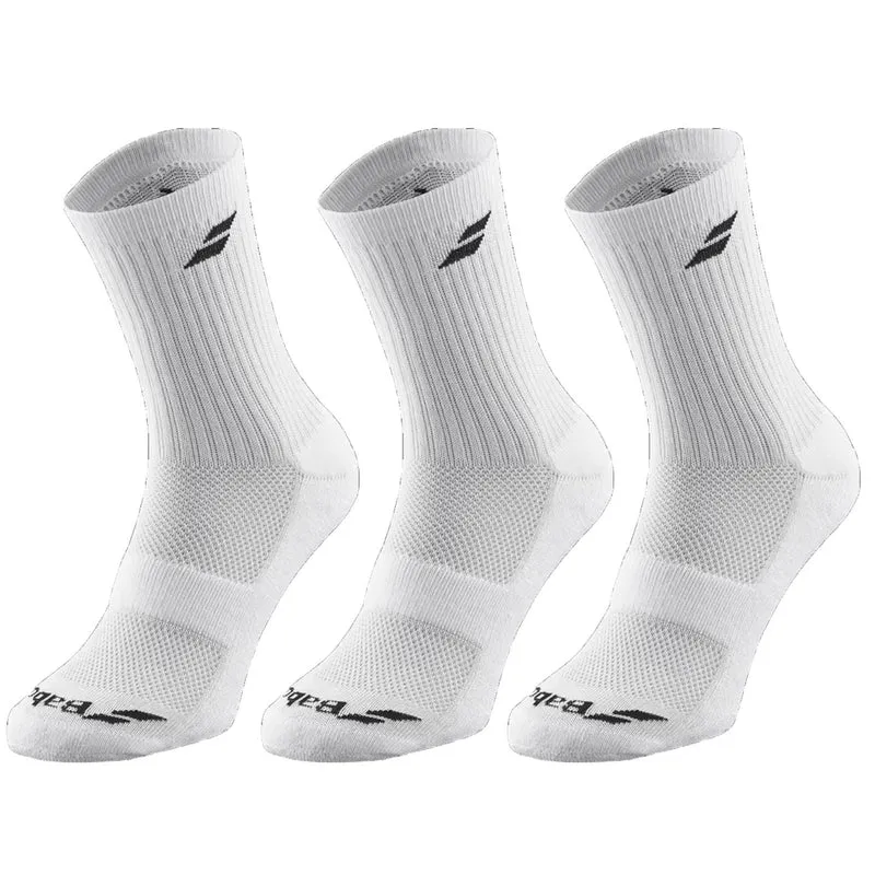 Babolat Socks 3 Pairs Pack Junior White