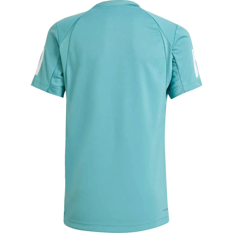 Adidas Boys Club 3-Stripe T-Shirt Turquoise