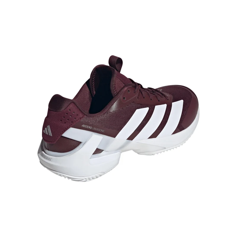 adizero Ubersonic 5 Sandplatzschuh Herren - weinrot, silber