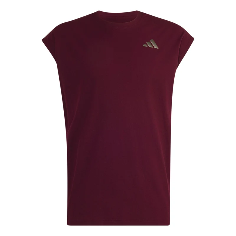 Oversized Tank-Top Herren - weinrot