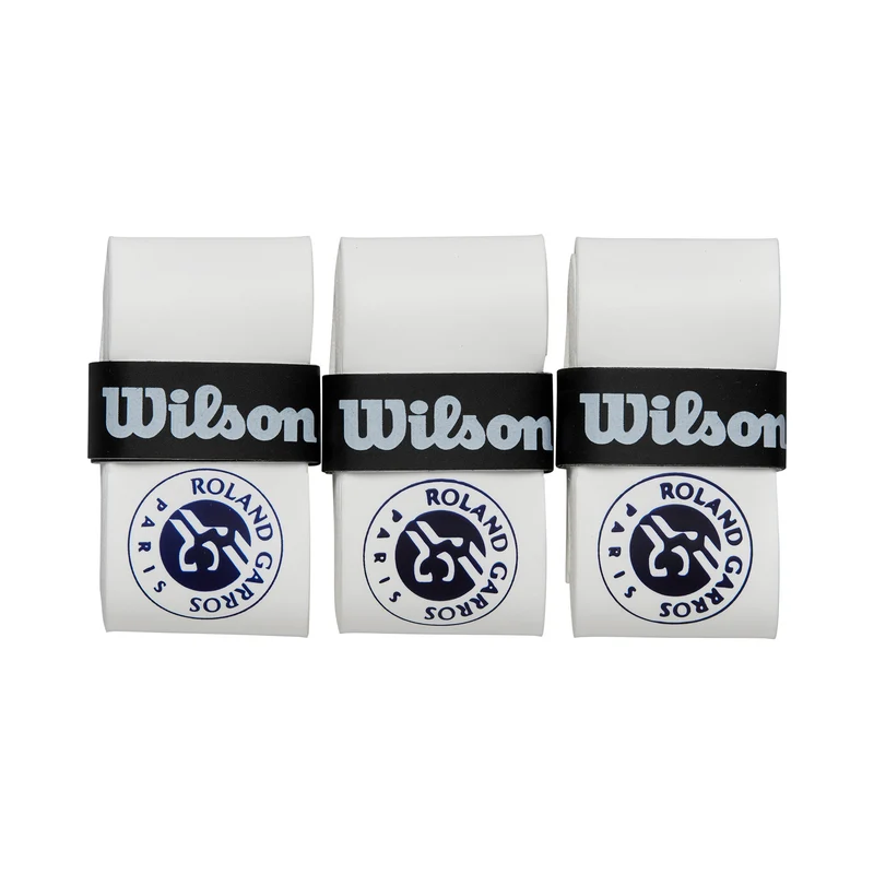 Pro Overgrip Roland Garros 3er Pack-Weiß,Blau