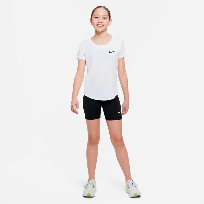 Dri-Fit Pro 5in Ballshorts Mädchen - schwarz, weiß