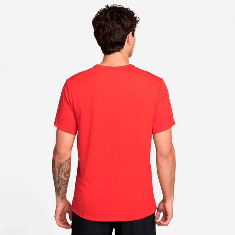 Miler Laufshirt Herren - hellrot, silber