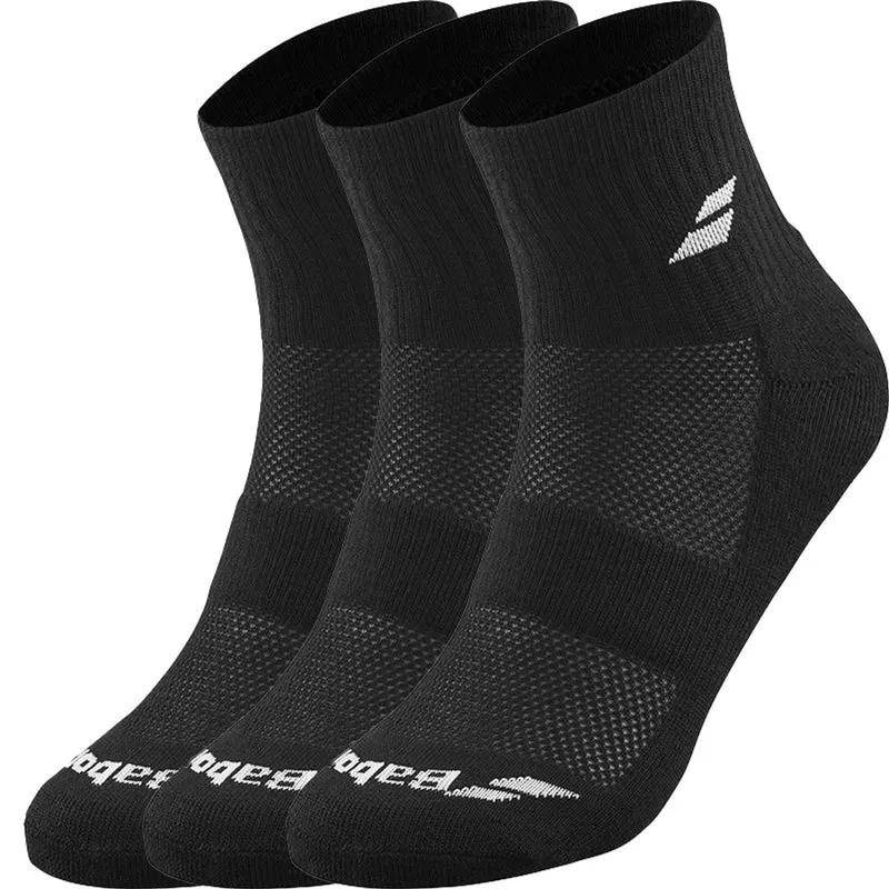 Babolat Socks Quarter 3 Pairs Pack Black