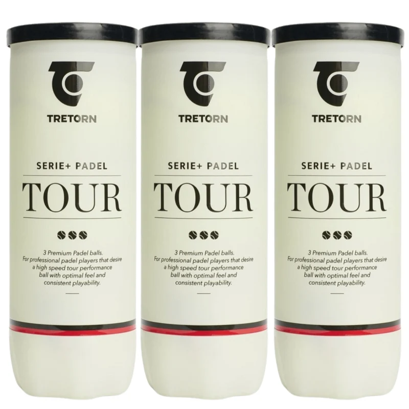 Tretorn Serie Tour Padelballen (3x3 st.)