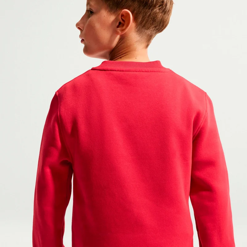Club Fleece Sweatshirt Kinder - rot