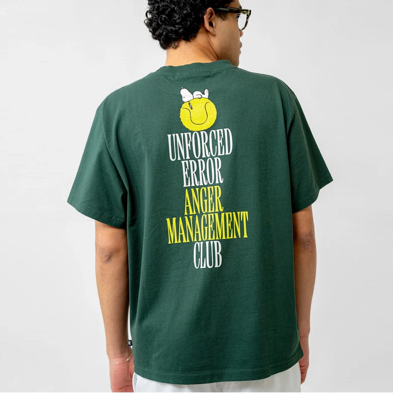 Snoopy Unforced Error – '89 Band T-Shirt Unisex - dunkelgrün